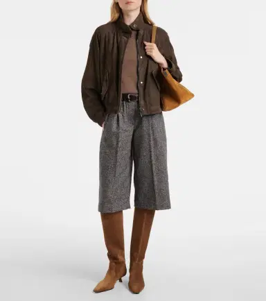 Brunello Cucinelli Monili suede knee-high boots | Thumbnail 5