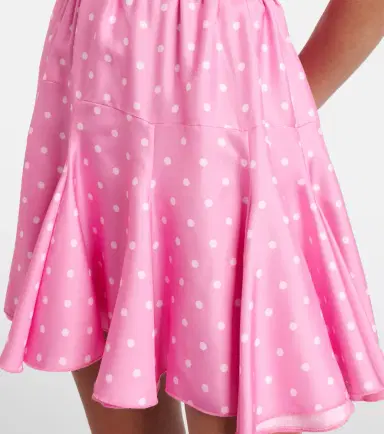 Rodarte Polka-dot silk twill minidress | Thumbnail 3
