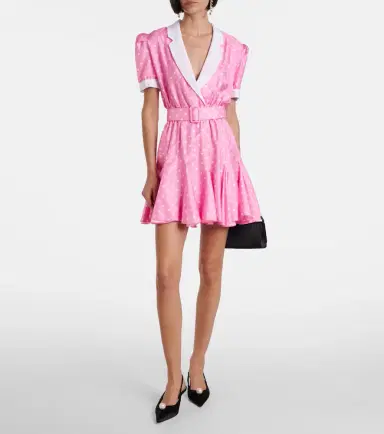 Rodarte Polka-dot silk twill minidress | Thumbnail 4