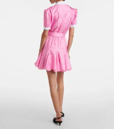 Rodarte Polka-dot silk twill minidress | Thumbnail 5