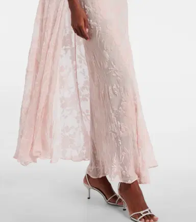 Rodarte Caped velvet devoré gown | Thumbnail 4 Rodarte Caped velvet devoré gown | Thumbnail 4