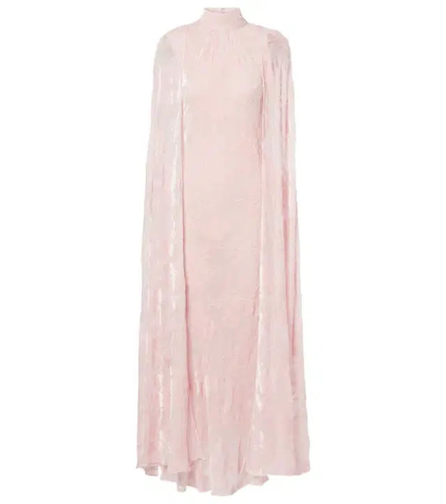 Rodarte Caped velvet devoré gown