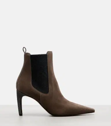 Brunello Cucinelli Chelsea Monili suede ankle boots | Thumbnail 4 Brunello Cucinelli Chelsea Monili suede ankle boots | Thumbnail 4