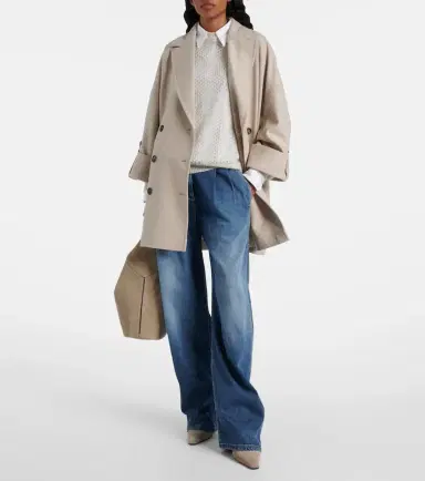 Brunello Cucinelli 80 Monili suede slingback pumps | Thumbnail 2