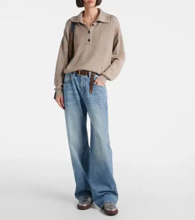 Brunello Cucinelli Metallic leather sneakers | Thumbnail 5