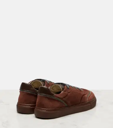 Brunello Cucinelli Monili suede sneakers | Thumbnail 2
