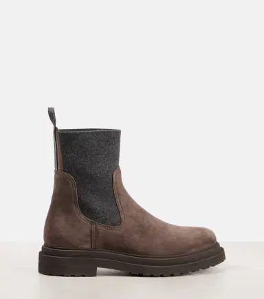 Brunello Cucinelli Suede ankle boots | Thumbnail 2