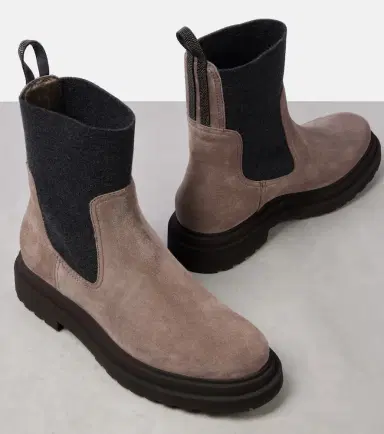 Brunello Cucinelli Suede ankle boots | Thumbnail 2