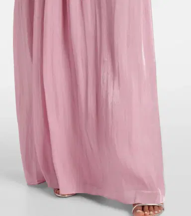 Costarellos Isilda lamé georgette gown | Thumbnail 2