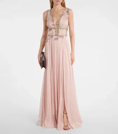 Costarellos Nalina embellished georgette gown | Thumbnail 3