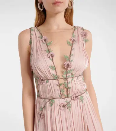 Costarellos Nalina embellished georgette gown | Thumbnail 4