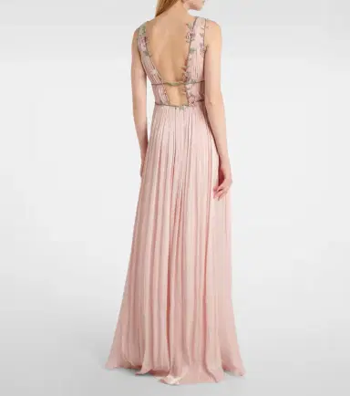 Costarellos Nalina embellished georgette gown | Thumbnail 5