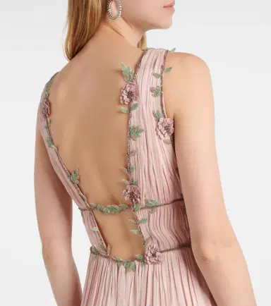 Costarellos Nalina embellished georgette gown | Thumbnail 6