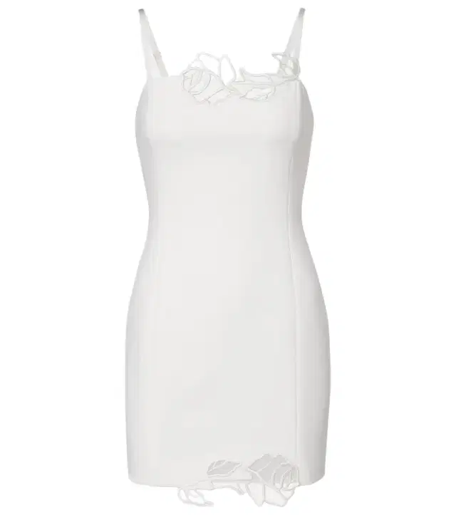 BLUMARINE Laser-cut crêpe cady minidress