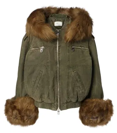 BLUMARINE Cotton canvas bomber jacket | Thumbnail 1