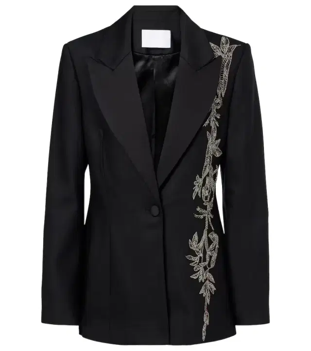Costarellos Lesia embellished wool-blend blazer