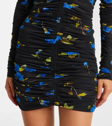 BLUMARINE Cutout floral jersey minidress | Thumbnail 5 BLUMARINE Cutout floral jersey minidress | Thumbnail 5