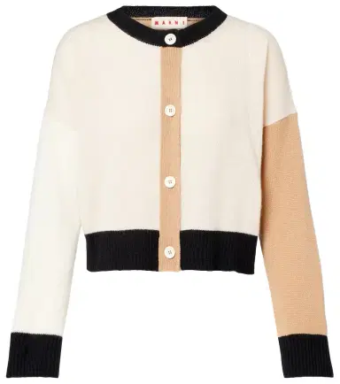 Marni Colorblocked cashmere cardigan | Thumbnail 1
