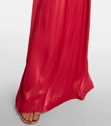Costarellos Charmain ruffled georgette lamé gown | Thumbnail 4