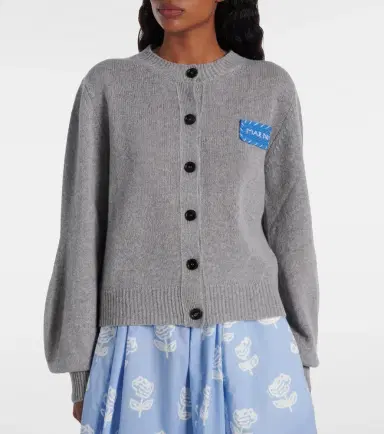 Marni Logo cashmere cardigan | Thumbnail 4