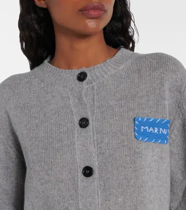 Marni Logo cashmere cardigan | Thumbnail 6