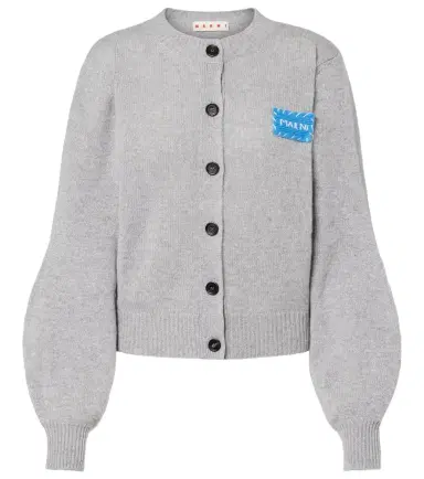 Marni Logo cashmere cardigan | Thumbnail 1