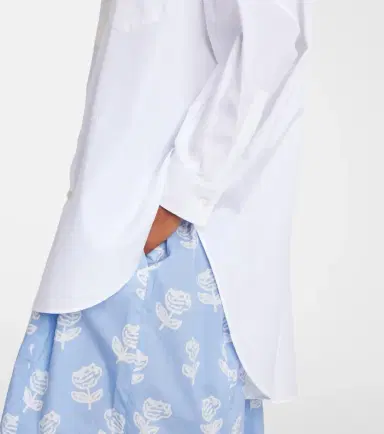 Marni Tie-neck cotton shirt dress | Thumbnail 3