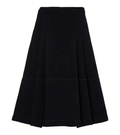 Marni Tiered cotton-blend midi skirt | Thumbnail 1