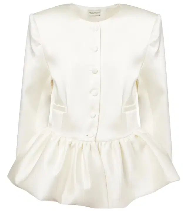 The New Arrivals Ilkyaz Ozel Meringue ruffled satin jacket