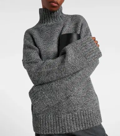 JW Anderson Wool and alpaca-blend turtleneck sweater | Thumbnail 3