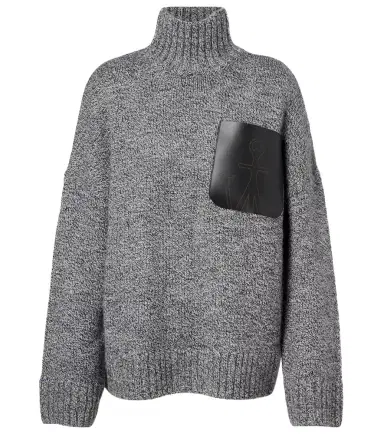 JW Anderson Wool and alpaca-blend turtleneck sweater | Thumbnail 1