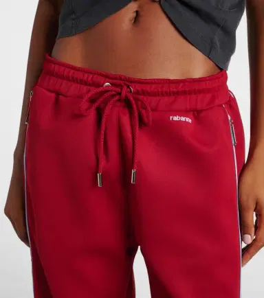 Rabanne Zip-up jersey track pants | Thumbnail 4