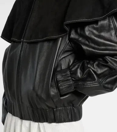 JW Anderson Caped leather jacket | Thumbnail 6 JW Anderson Caped leather jacket | Thumbnail 6