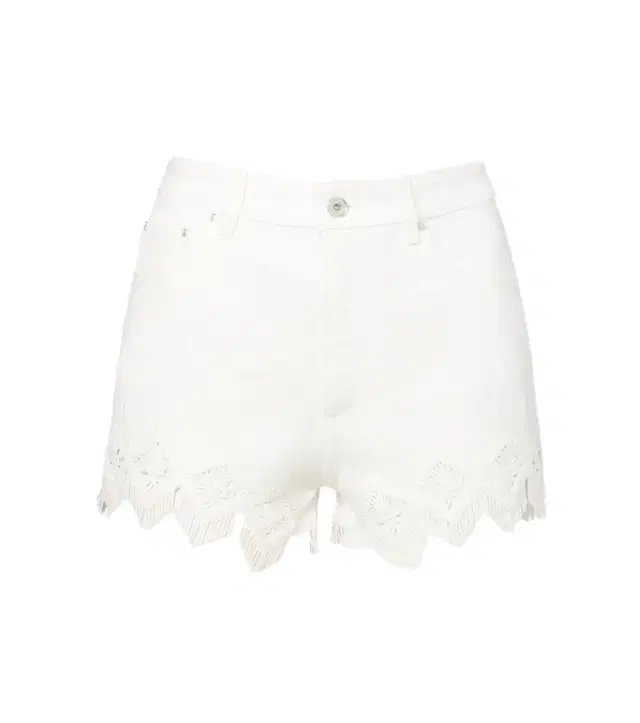 Rabanne Macramé cotton shorts