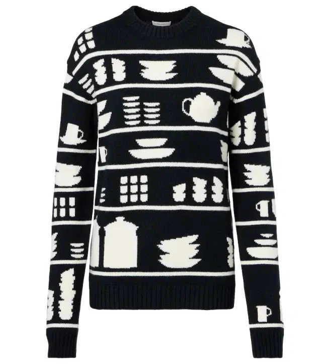 JW Anderson Jacquard wool sweater