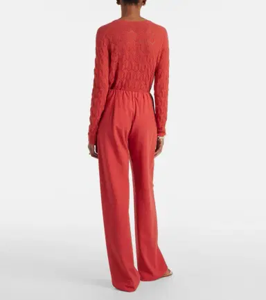 Vince Cotton and linen-blend wide-leg pants | Thumbnail 3