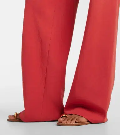 Vince Cotton and linen-blend wide-leg pants | Thumbnail 5