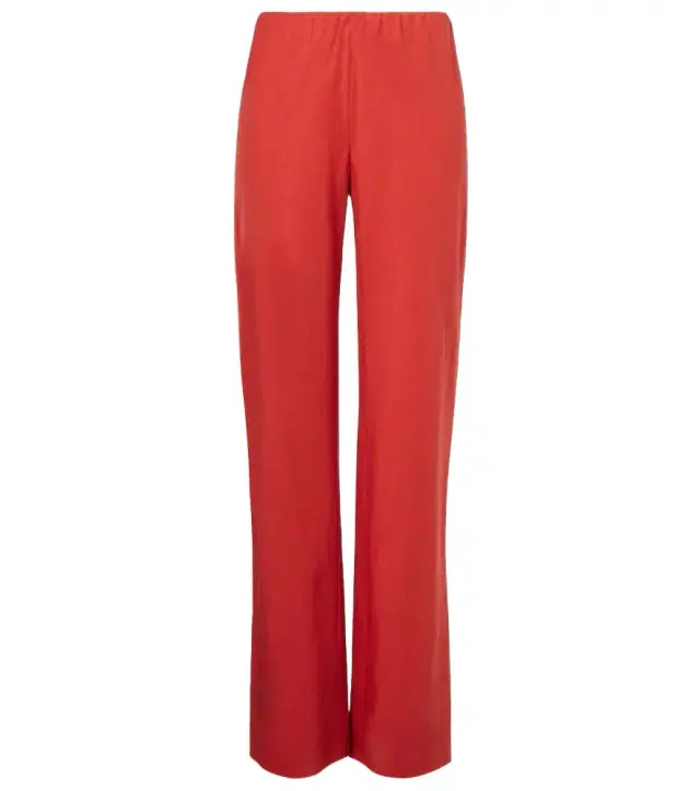 Vince Cotton and linen-blend wide-leg pants