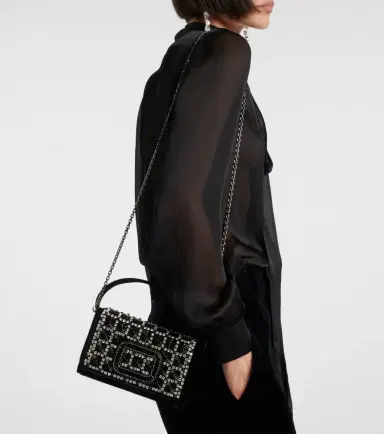 Roger Vivier Pilgrim Micro embellished velvet clutch | Thumbnail 5 Roger Vivier Pilgrim Micro embellished velvet clutch | Thumbnail 5