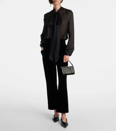 Roger Vivier Pilgrim Micro embellished velvet clutch | Thumbnail 6 Roger Vivier Pilgrim Micro embellished velvet clutch | Thumbnail 6
