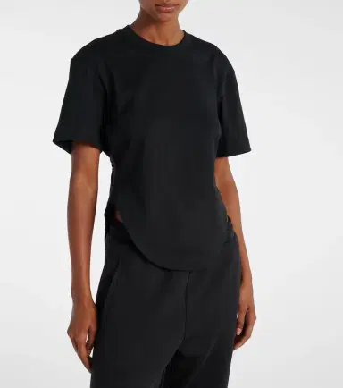 Adidas by Stella McCartney Gathered cotton T-shirt | Thumbnail 4 Adidas by Stella McCartney Gathered cotton T-shirt | Thumbnail 4
