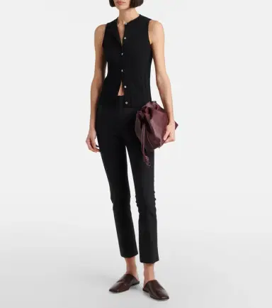 Vince Ribbed-knit cotton top | Thumbnail 3 Vince Ribbed-knit cotton top | Thumbnail 3