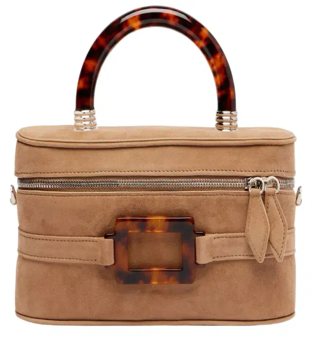 Vanity Mini suede tote bag
