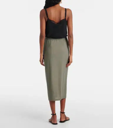 Vince Cotton midi skirt | Thumbnail 2