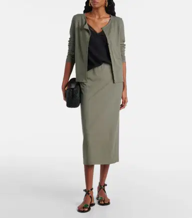 Vince Cotton midi skirt | Thumbnail 4