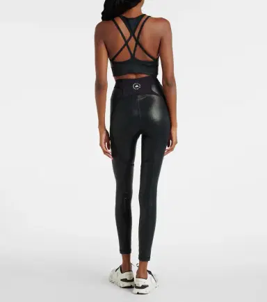 Adidas by Stella McCartney Lamé sports bra | Thumbnail 2