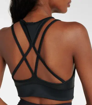 Adidas by Stella McCartney Lamé sports bra | Thumbnail 5
