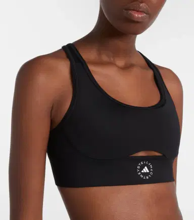 adidas by Stella McCartney Logo padded sports bra | Thumbnail 5 adidas by Stella McCartney Logo padded sports bra | Thumbnail 5