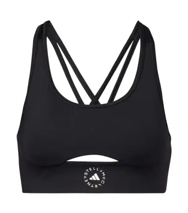 adidas by Stella McCartney Logo padded sports bra | Thumbnail 1 adidas by Stella McCartney Logo padded sports bra | Thumbnail 1