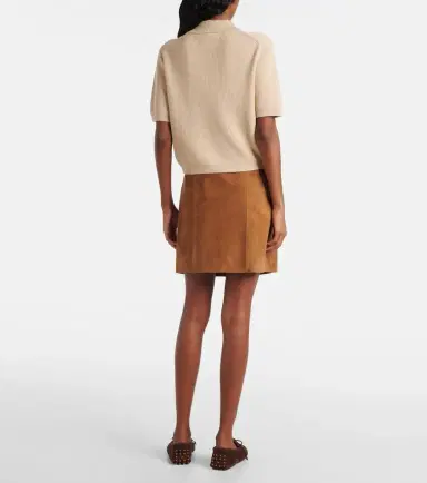 Vince Ribbed-knit silk and cotton polo shirt | Thumbnail 3